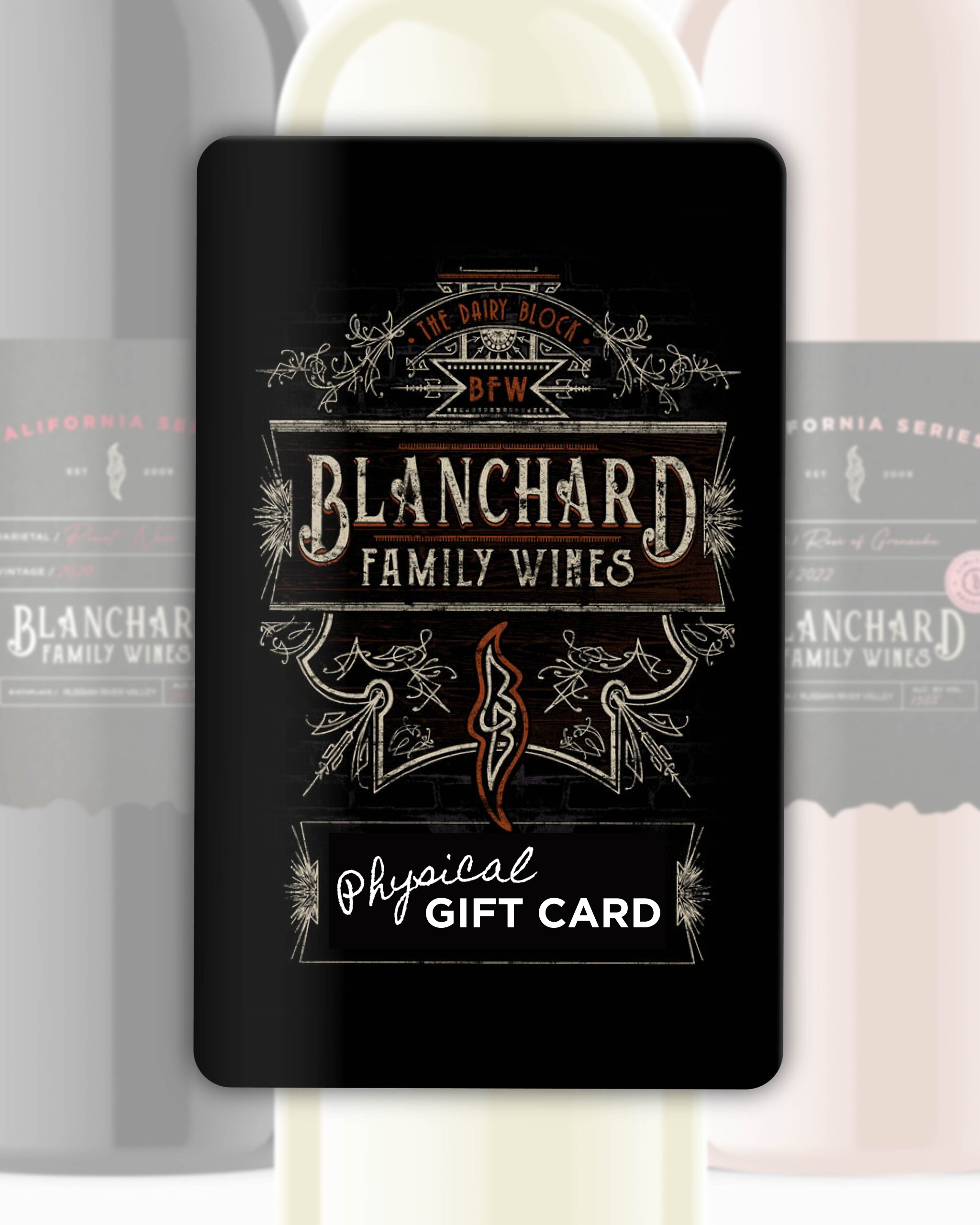 Physical Gift Cards - In-winery use